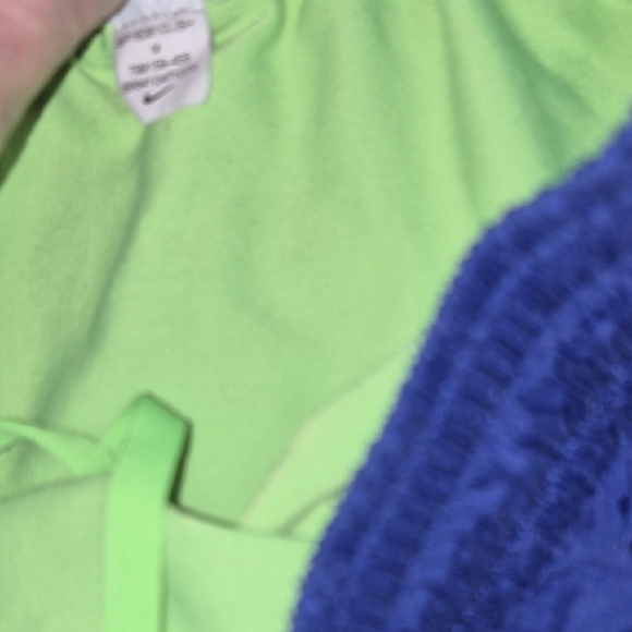 Nike Women's Navy and Light Blue Athletic Shorts - Picture 7 of 9